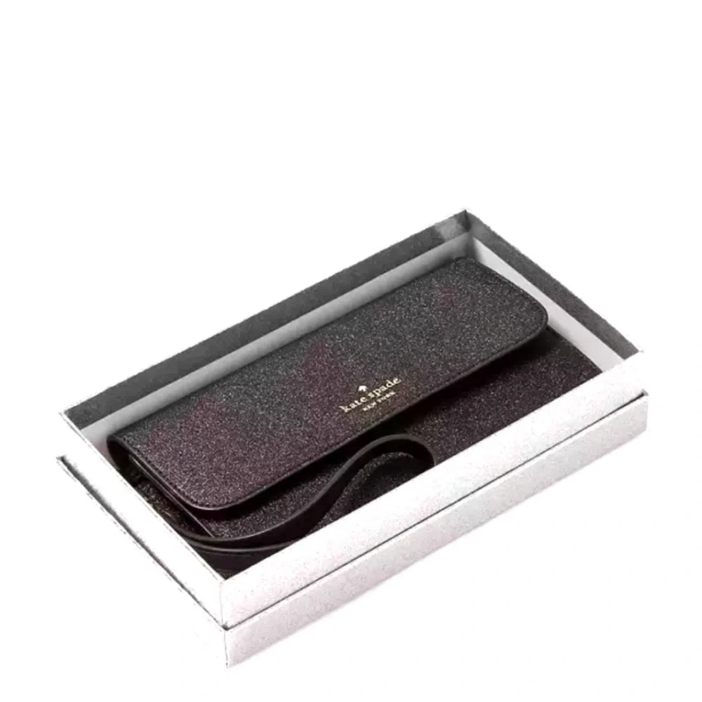 Kate Spade Medium Flap Phone Wristlet Glimmer Boxed. New !